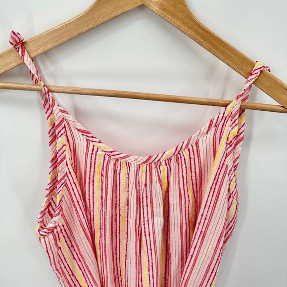 MICHAEL STARS NWT Matilda Striped Cotton Midi Dress // M - Picture 6 of 12